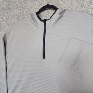 Southern Tide Scuttle mens 2XL  1/4 Zip Hoodie honeycomb fish scale lightweight